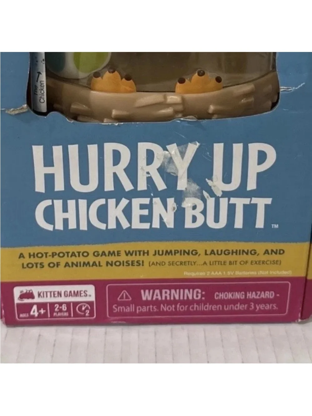 Hurry Up Chicken Butt Game 2-6 Players Ages 4+ KIDS GAMES - Kitten Games